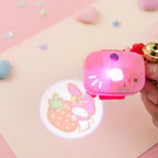 3-in-1 Camera Keychain with Image Projector — Kawaii Character Bag Charm