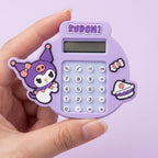 3-in-1 Mini Calculator & Maze Game Keychain — Kawaii Character Charm
