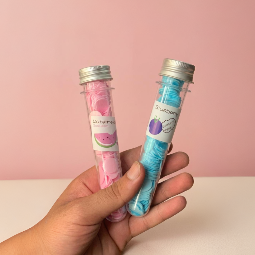 Fruit-Scented Paper Soap Tube — Portable Hand Wash Sheets for Travel