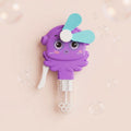 2-in-1 Animal Bubble Fan — Handheld Mini Fan & Bubble Blower for Kids